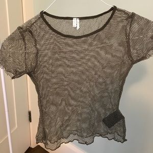 Urban outfitters fish net tee